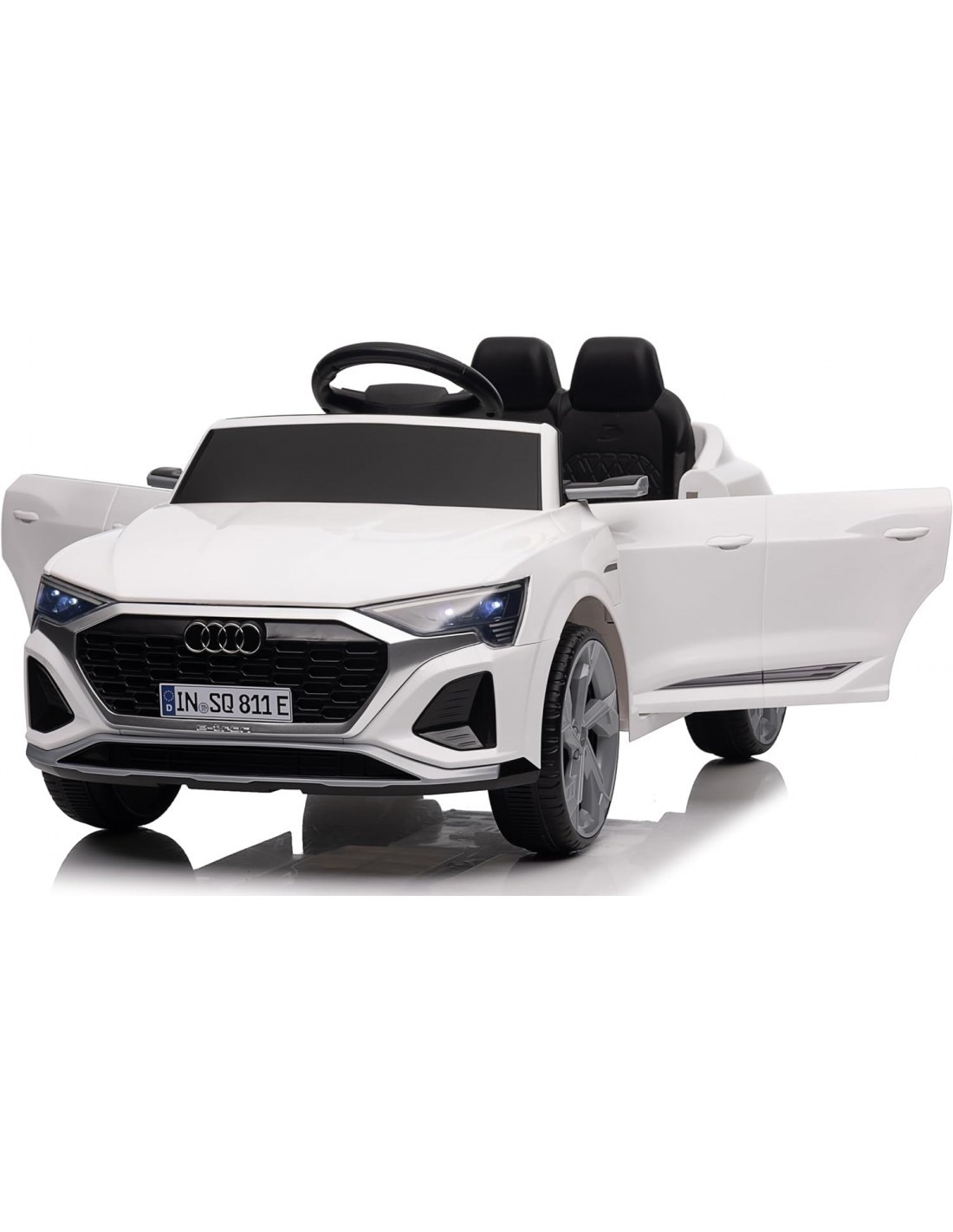 Auto Elettrica Audi SQ8 12V Bianca telecomando bambini | shopincasa.it