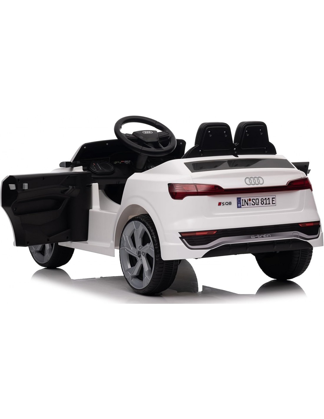 Auto Elettrica Audi SQ8 12V Bianca telecomando bambini | shopincasa.it