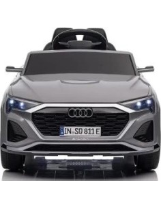 AUTO ELETTRICA CON TELECOMANDO, GIOCO BAMBINI AUDI SQ8 12V GRIGIA