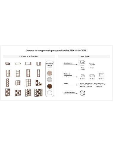 Scatola Portaoggetti in Lino 31x31x15 cm Beige | Shopincasa
