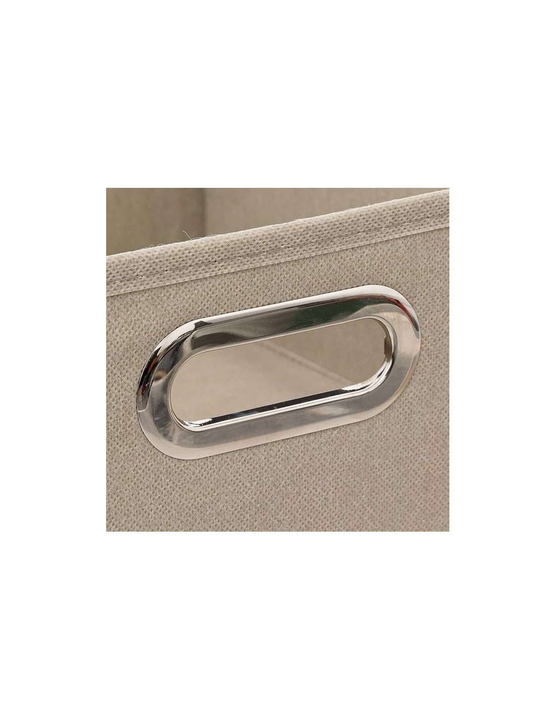 Scatola Portaoggetti in Lino 31x31x15 cm Beige | Shopincasa
