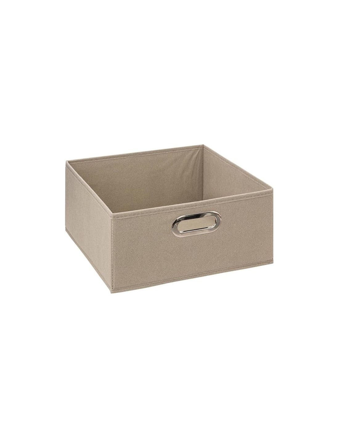 Scatola Portaoggetti in Lino 31x31x15 cm Beige | Shopincasa