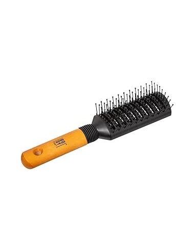 Spazzola Rettangolare con Manico in Legno Nero 5Five | Shopincasa
