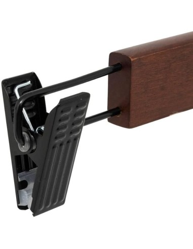 Set 2 Appendini in Legno Scuro con Fermagli 5Five | Shopincasa
