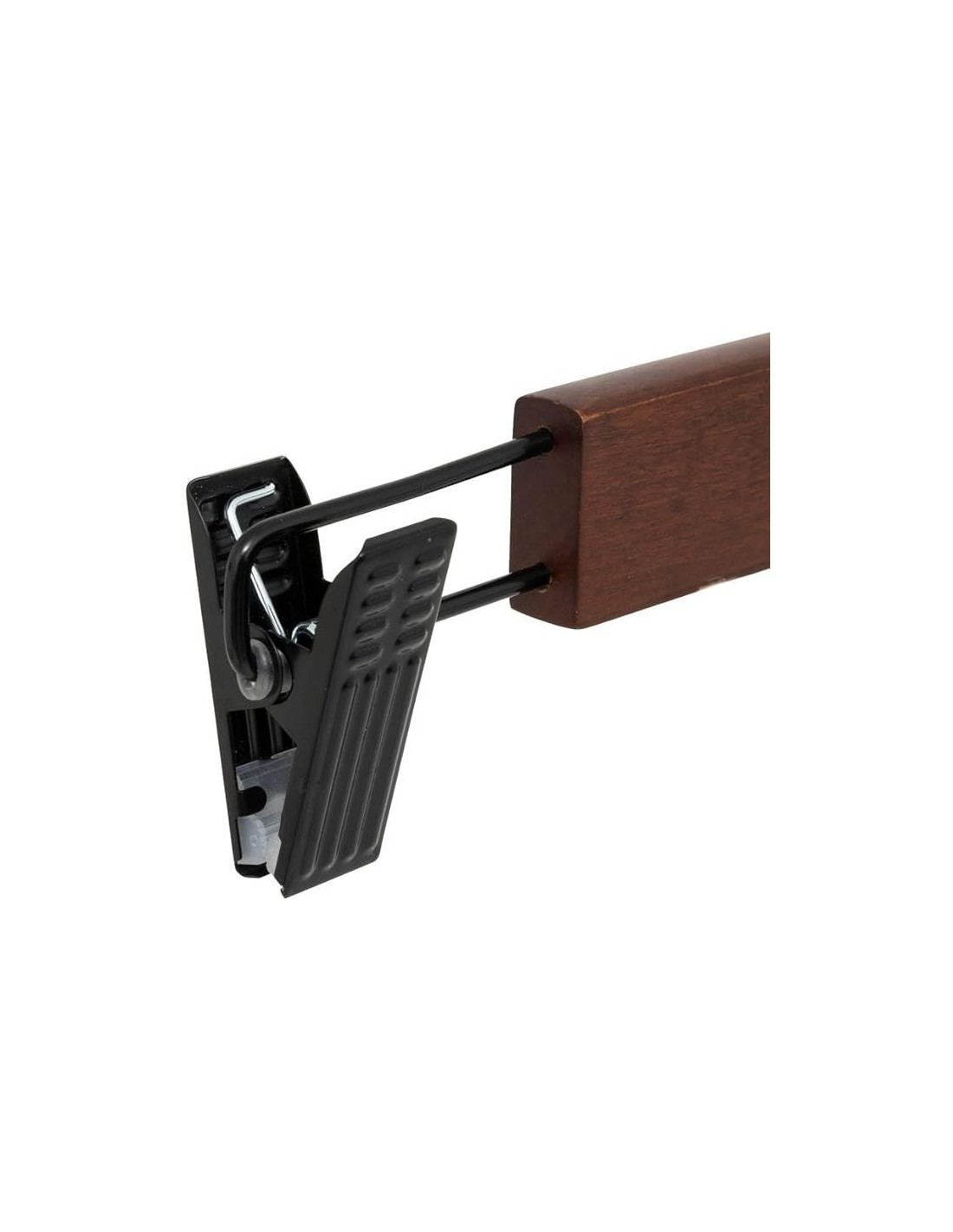 Set 2 Appendini in Legno Scuro con Fermagli 5Five | Shopincasa
