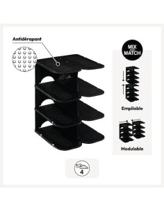 Scarpiera in Plastica 5five 4 Ripiani | Shopincasa.it