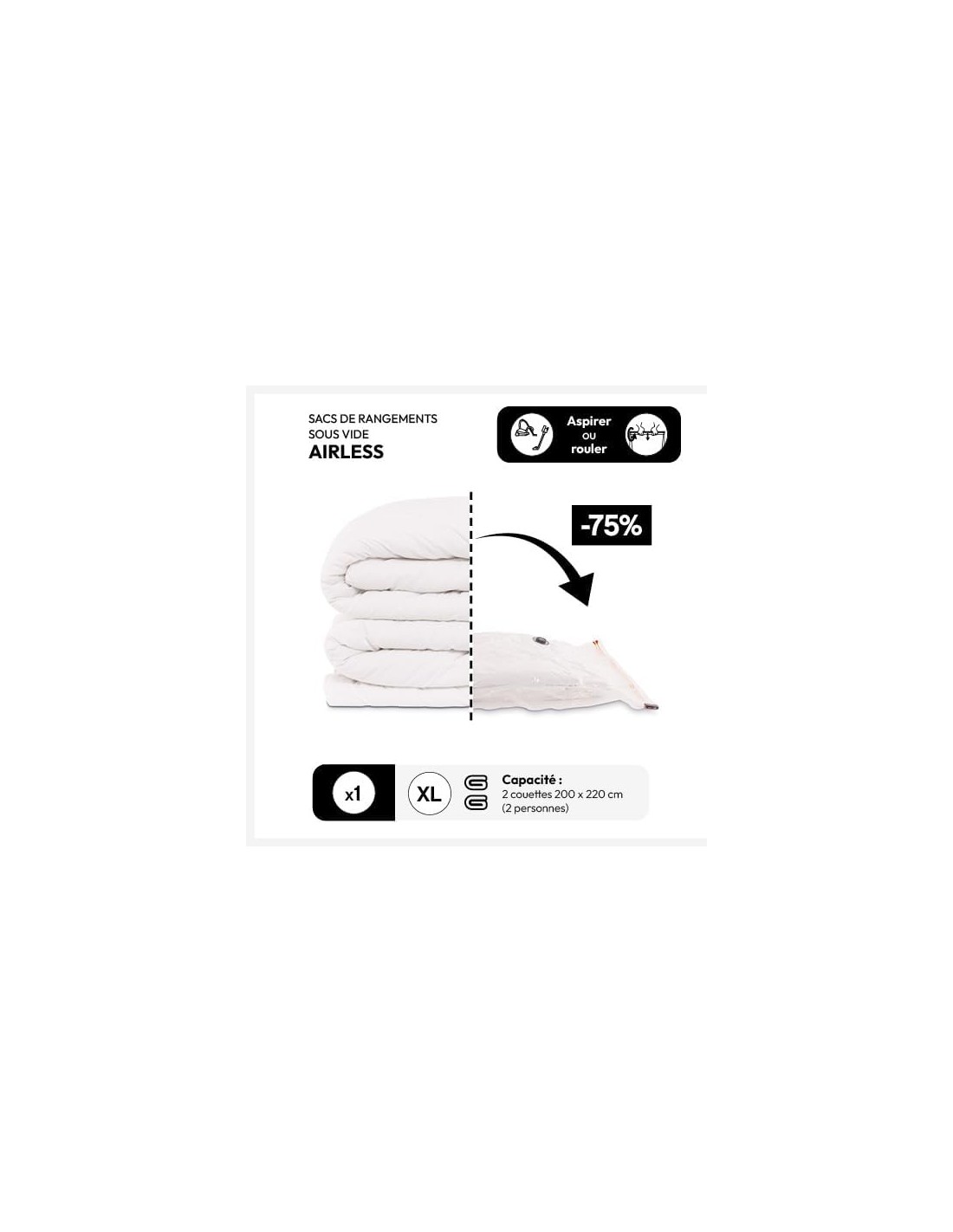 Borsa Compressore 5five Air-Flat 120x90 cm | Shopincasa.it