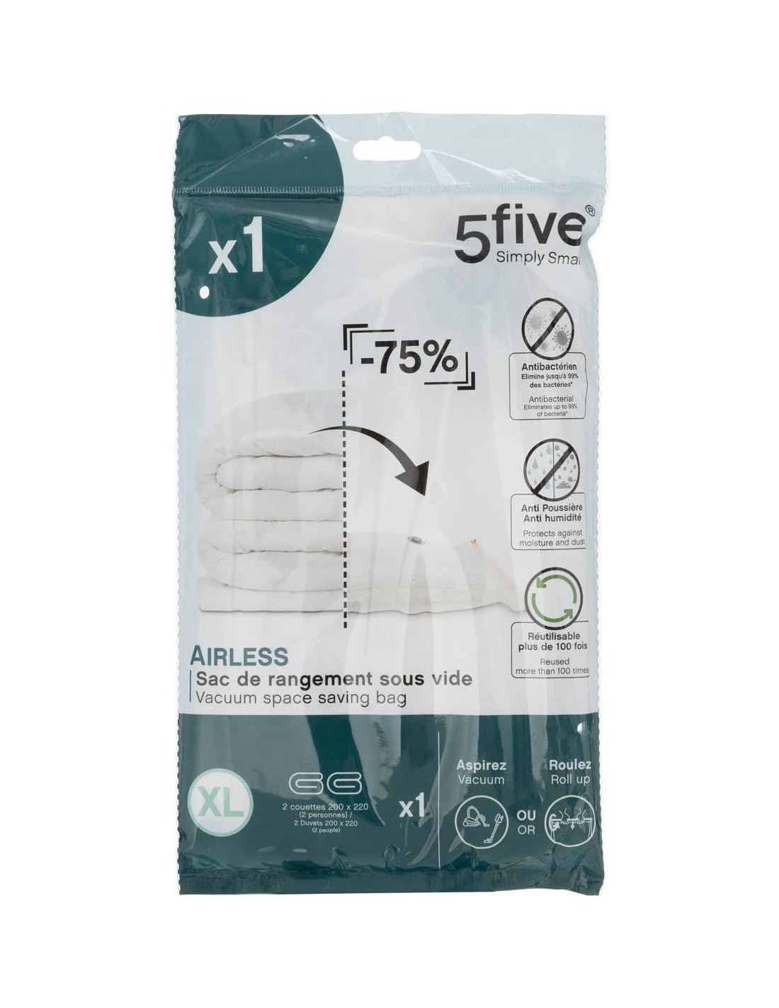 Borsa Compressore 5five Air-Flat 120x90 cm | Shopincasa.it