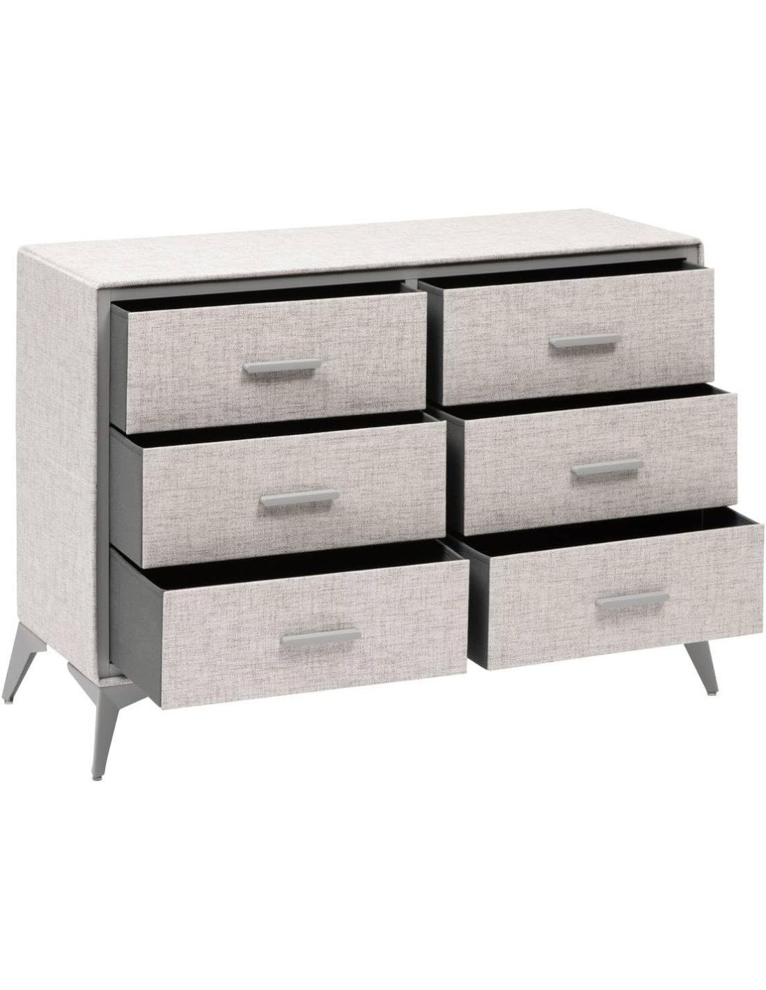 Cassettone 5five Granito 6 Cassetti Grigio | Shopincasa.it