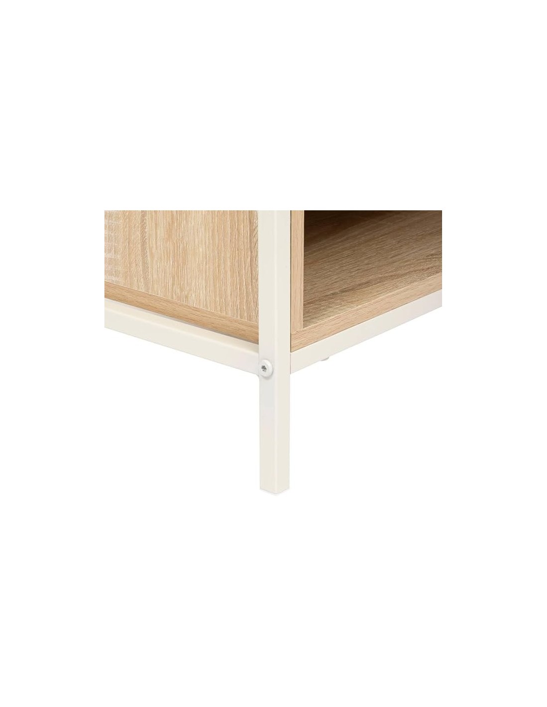 Comodino 5five Curva Chevet 2 Livelli in Legno Chiaro | Shopincasa.it