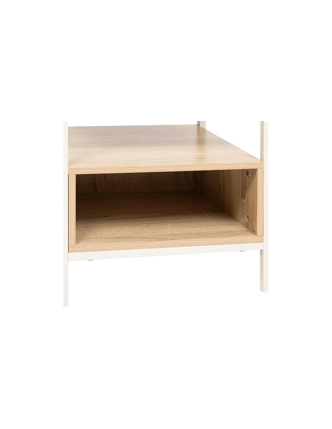 Comodino 5five Curva Chevet 2 Livelli in Legno Chiaro | Shopincasa.it