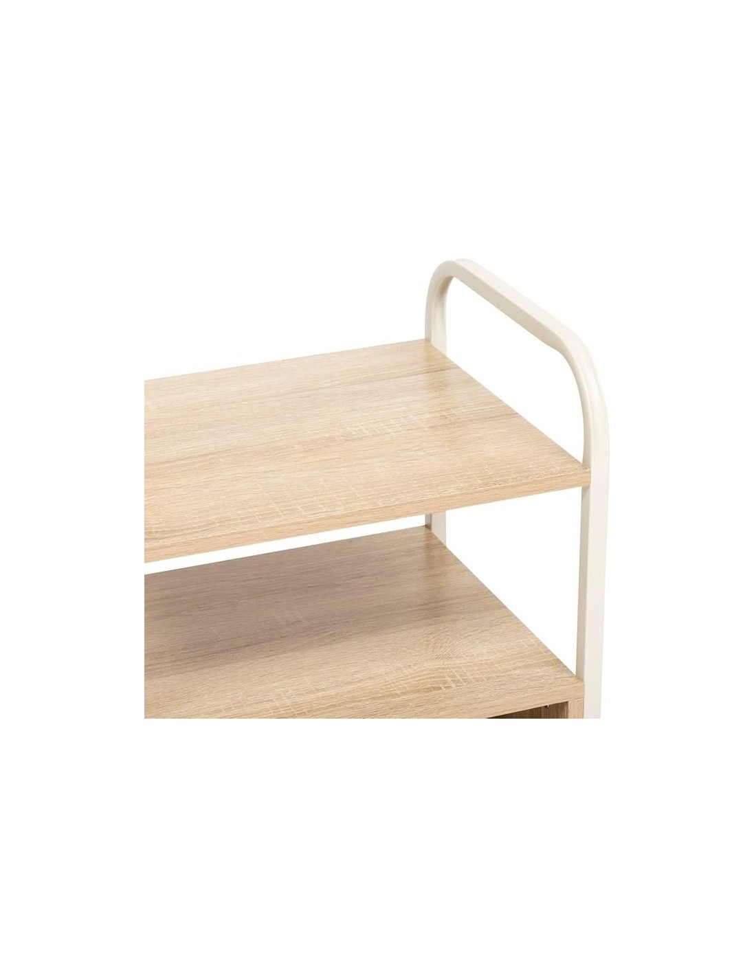 Comodino 5five Curva Chevet 2 Livelli in Legno Chiaro | Shopincasa.it