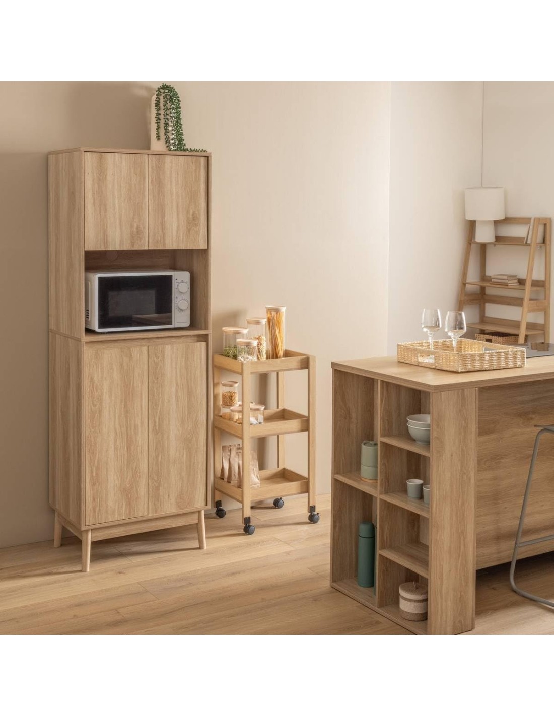 Isola Centrale 5five Abana Legno Chiaro | Shopincasa.it
