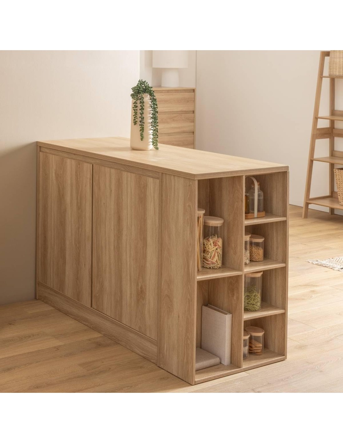 Isola Centrale 5five Abana Legno Chiaro | Shopincasa.it