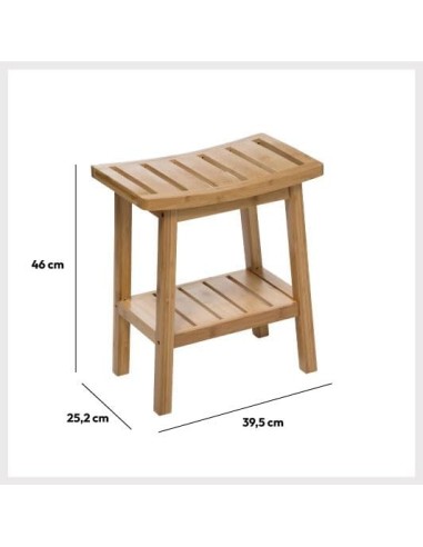 Sgabello Portaoggetti 5five in Bambù | Shopincasa.it
