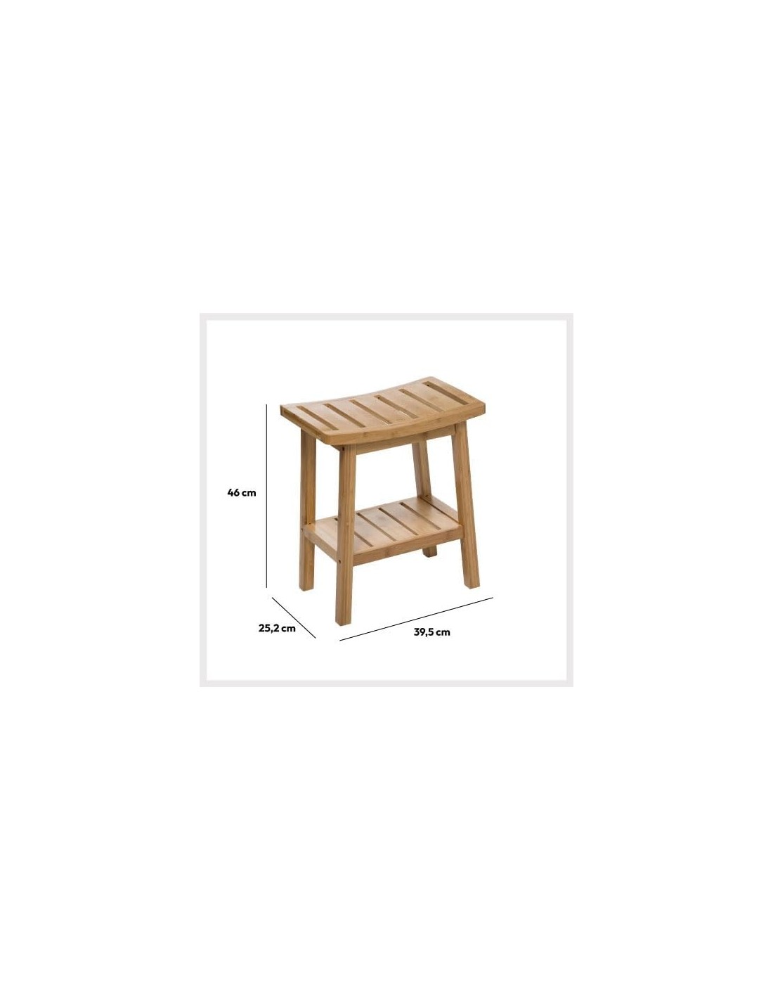 Sgabello Portaoggetti 5five in Bambù | Shopincasa.it
