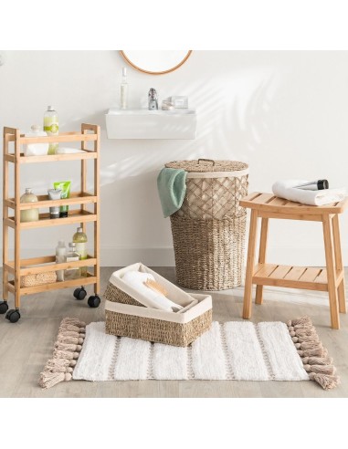 Sgabello Portaoggetti 5five in Bambù | Shopincasa.it