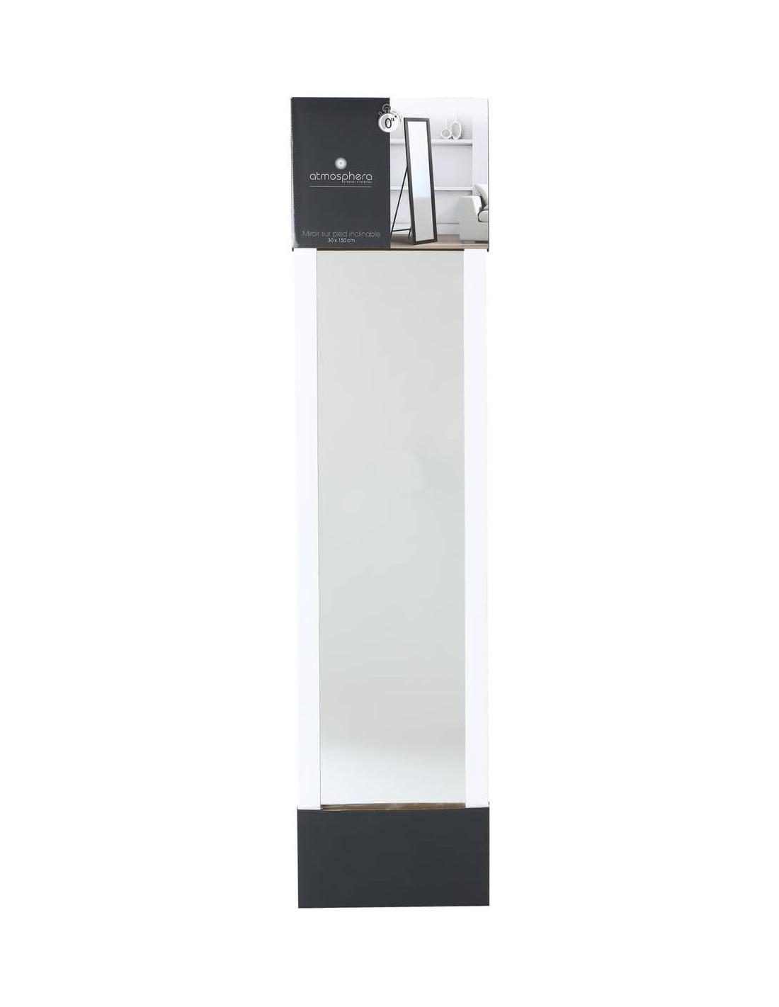 Specchio Autoportante 5five Classico Bianco 37x157 cm | Shopincasa.it