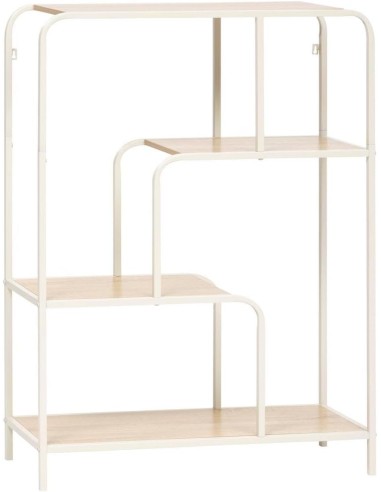 Consolle Curvilinea 5five 4 Ripiani Legno Chiaro | Shopincasa.it