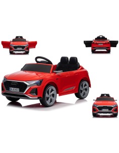 Auto elettrica bambini Audi SQ8 12V rossa con telecomando | shopincasa.it