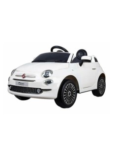 Auto elettrica bambini Fiat 500 12V bianca con telecomando | shopincasa.it