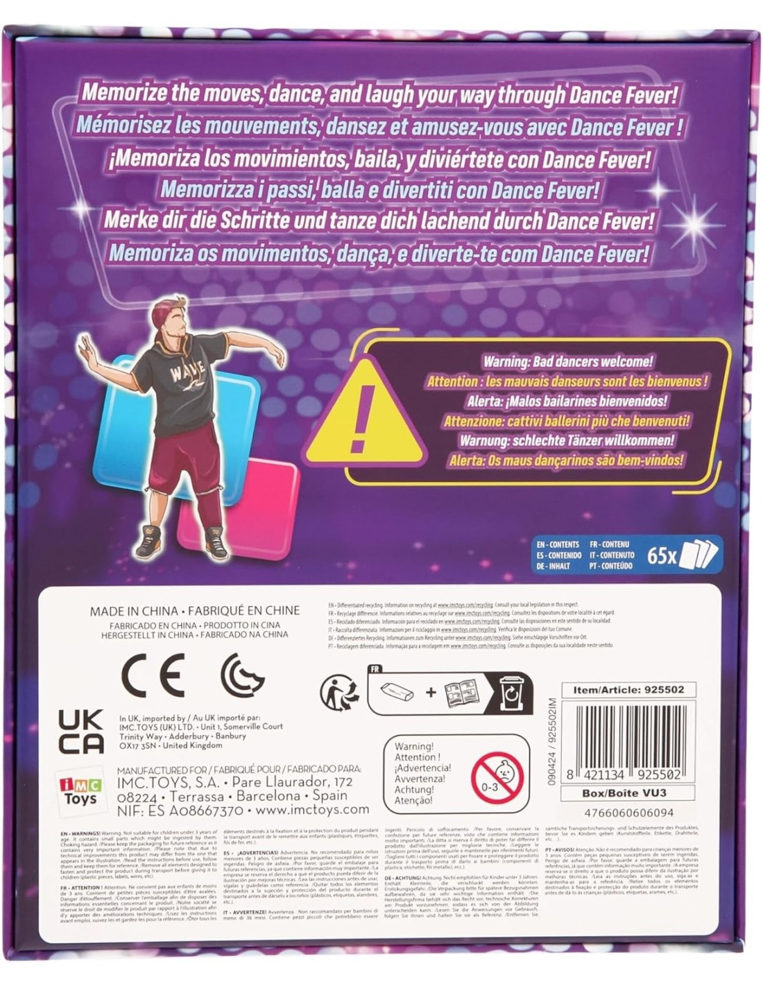 Dance Fever party card game, gioco di carte bambini e adulti | shopincasa.it