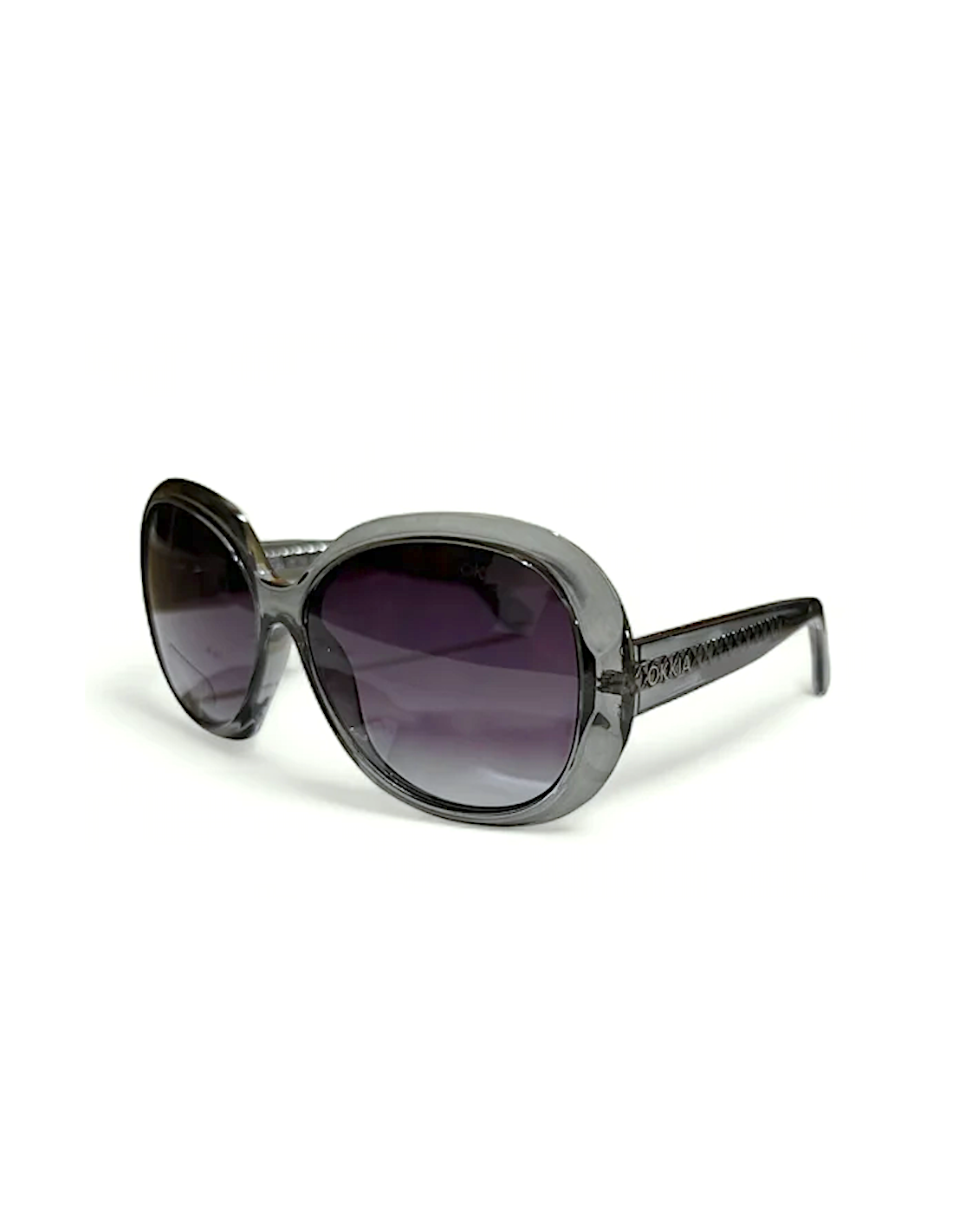 OCCHIALE DA SOLE MIAMI TRASPARENTE SMOKE GREY- BLACK GRADIENT