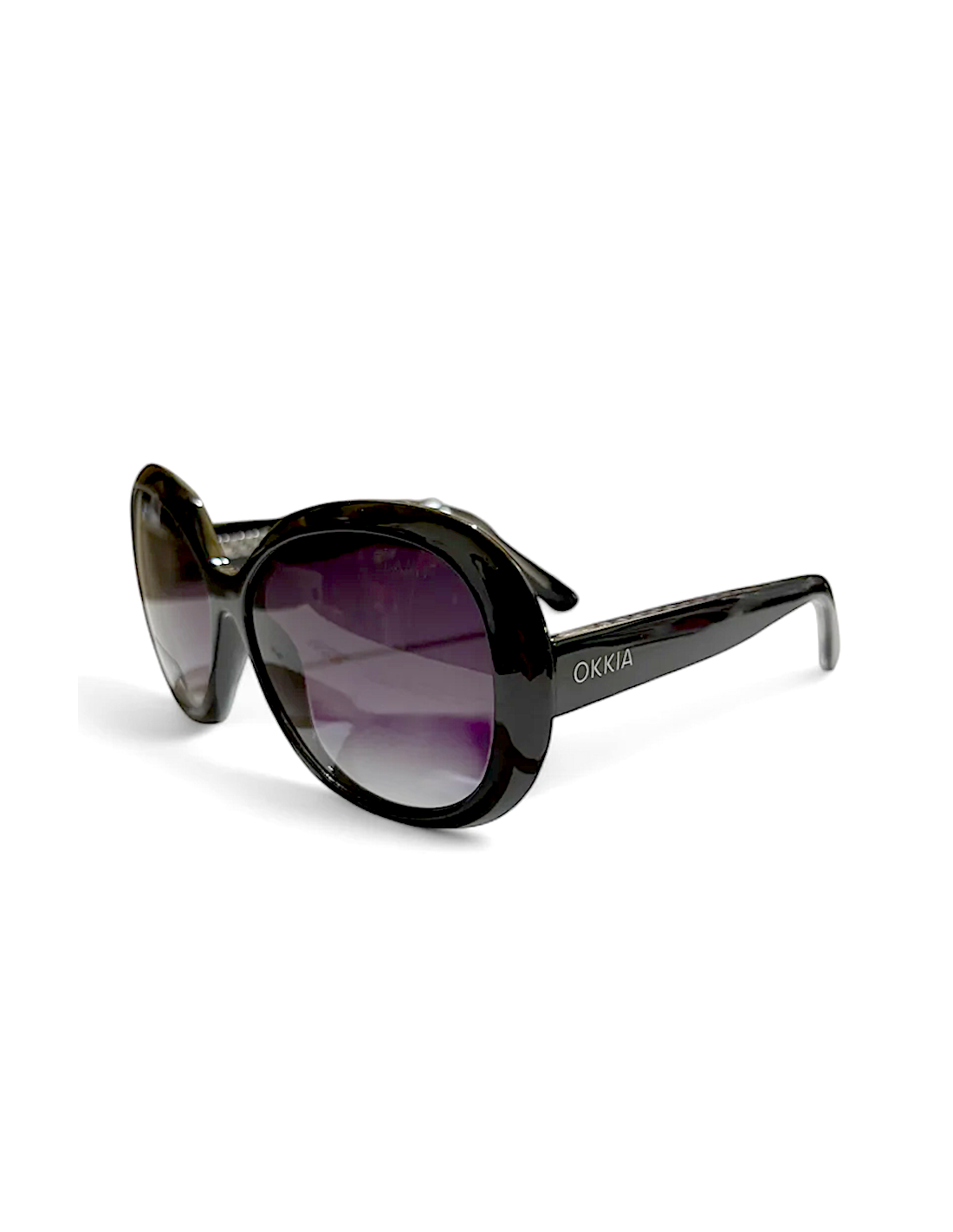 OCCHIALE DA SOLE MIAMI TRASPARENTE NERO- BLACK GRADIENT