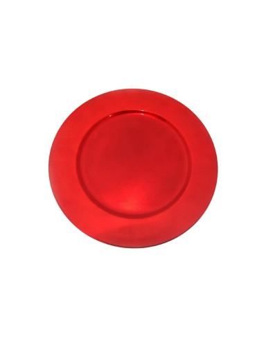 SOTTOPIATTO FOGLIA ROSSO CLASSIC 33CM