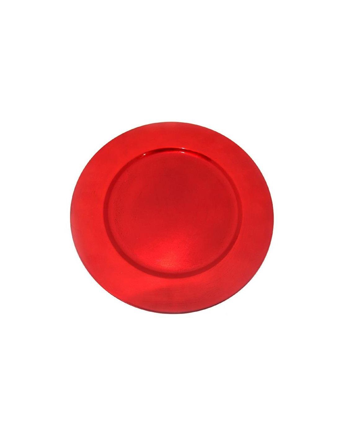 SOTTOPIATTO FOGLIA ROSSO CLASSIC 33CM