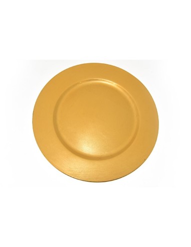 SOTTOPIATTO FOGLIA ORO CLASSIC 33CM