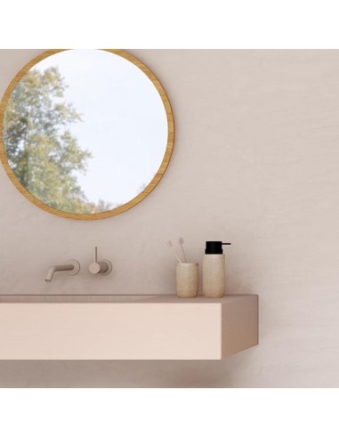 Dispenser sapone Sav Lin Onyx 5five beige lino 310 ml - shopincasa.it