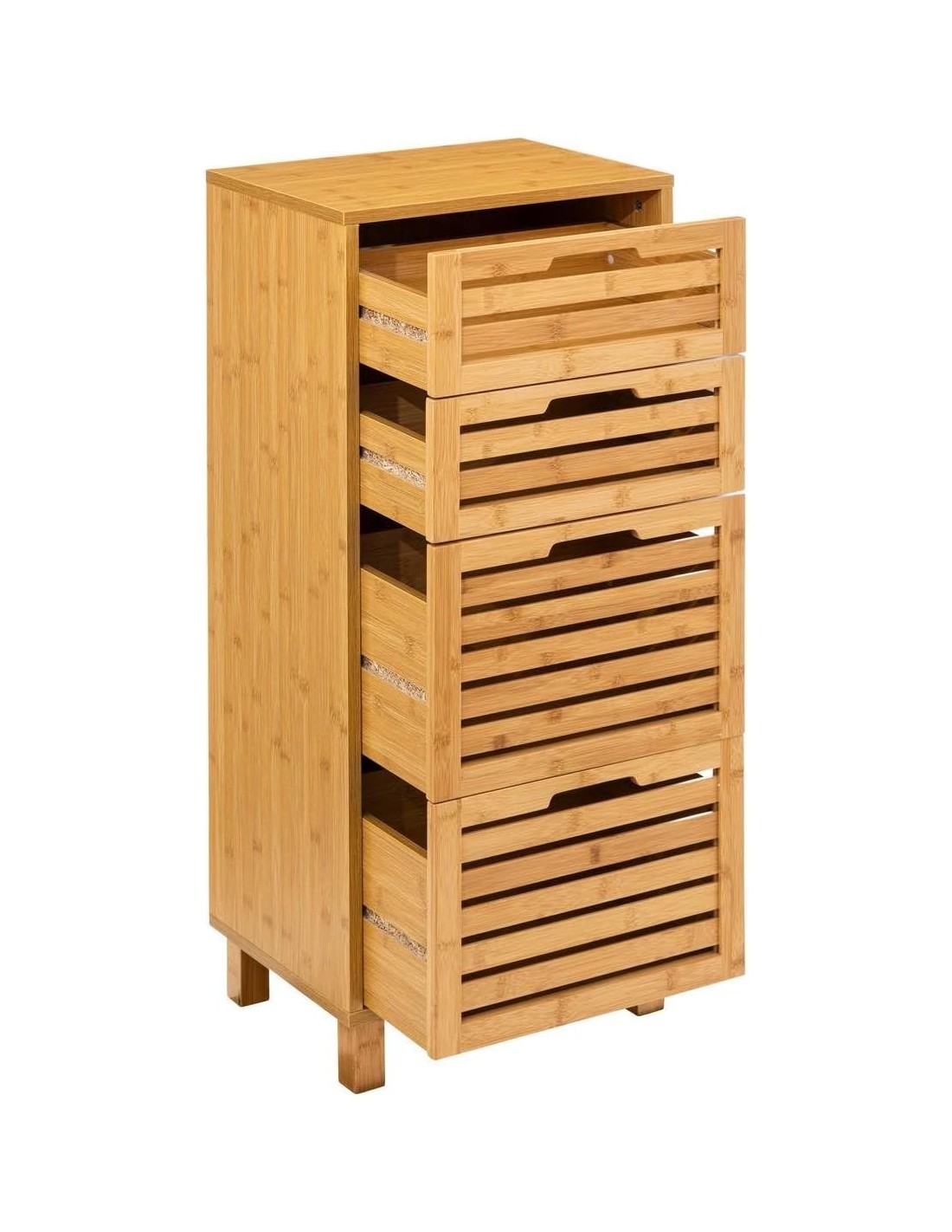 Armadio in bambù Sicela con 4 cassetti 5five - shopincasa.it