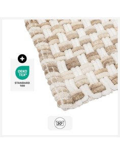 Tappeto da bagno intrecciato 5five taupe 50x75 cm - shopincasa.it 2