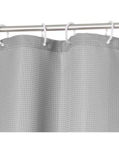 Tenda doccia 5five Modern Color grigia 180x200 cm - shopincasa.it