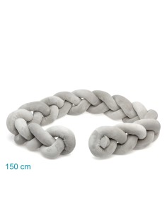 Treccia Protettiva per Lettino e Culla Grigio 1,50m - Kiokids | Shopincasa.it 2