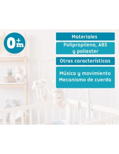Giostrina Musicale Culla Orsetto Beige Kiokids | Shopincasa.it