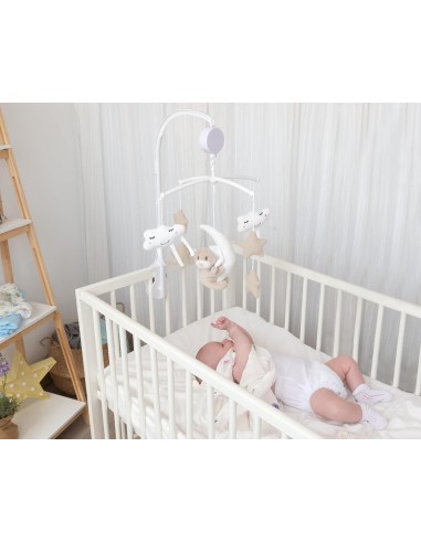Giostrina Musicale Culla Orsetto Beige Kiokids | Shopincasa.it