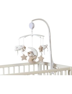 Giostrina Musicale Culla Orsetto Beige Kiokids | Shopincasa.it