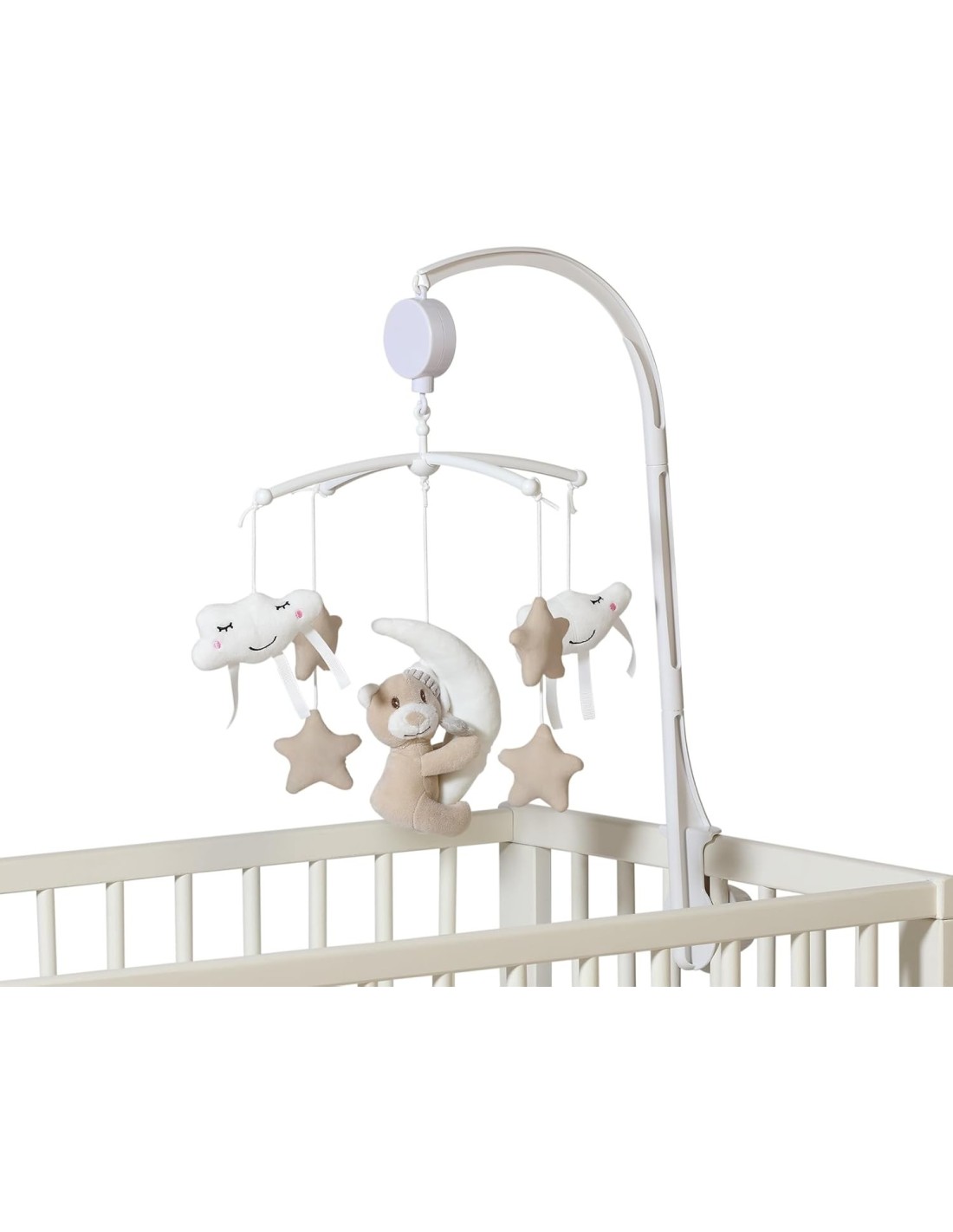 Giostrina Musicale Culla Orsetto Beige Kiokids | Shopincasa.it