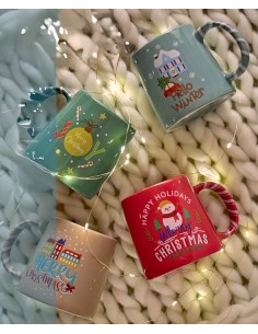 NATALE HELLO WINTER MUG 400CC ASSORTITO