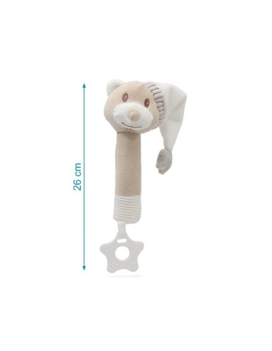 Kiokids Sonaglino Cricri Orsetto con Cappello - Giocattolo per Neonati