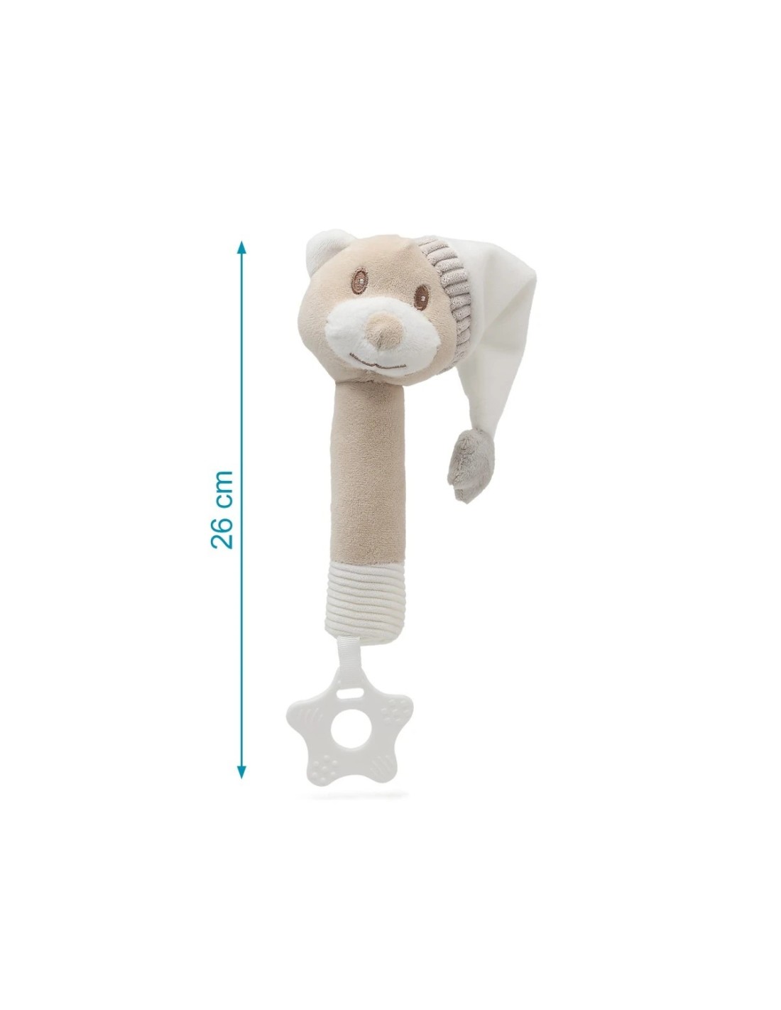 Kiokids Sonaglino Cricri Orsetto con Cappello - Giocattolo per Neonati