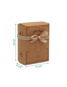 Elefante Massaggiagengive e Sonaglio in Cotone e Legno – Sicuro e Eco-Friendly