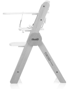 Chipolino Seggiolone in legno Cacao grigio – Sicuro e regolabile | Shopincasa