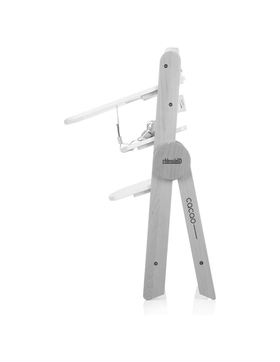 Chipolino Seggiolone in legno Cacao grigio – Sicuro e regolabile | Shopincasa