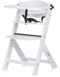 Chipolino Seggiolone Tip Top in legno Whitely – Regolabile e sicuro | Shopincasa