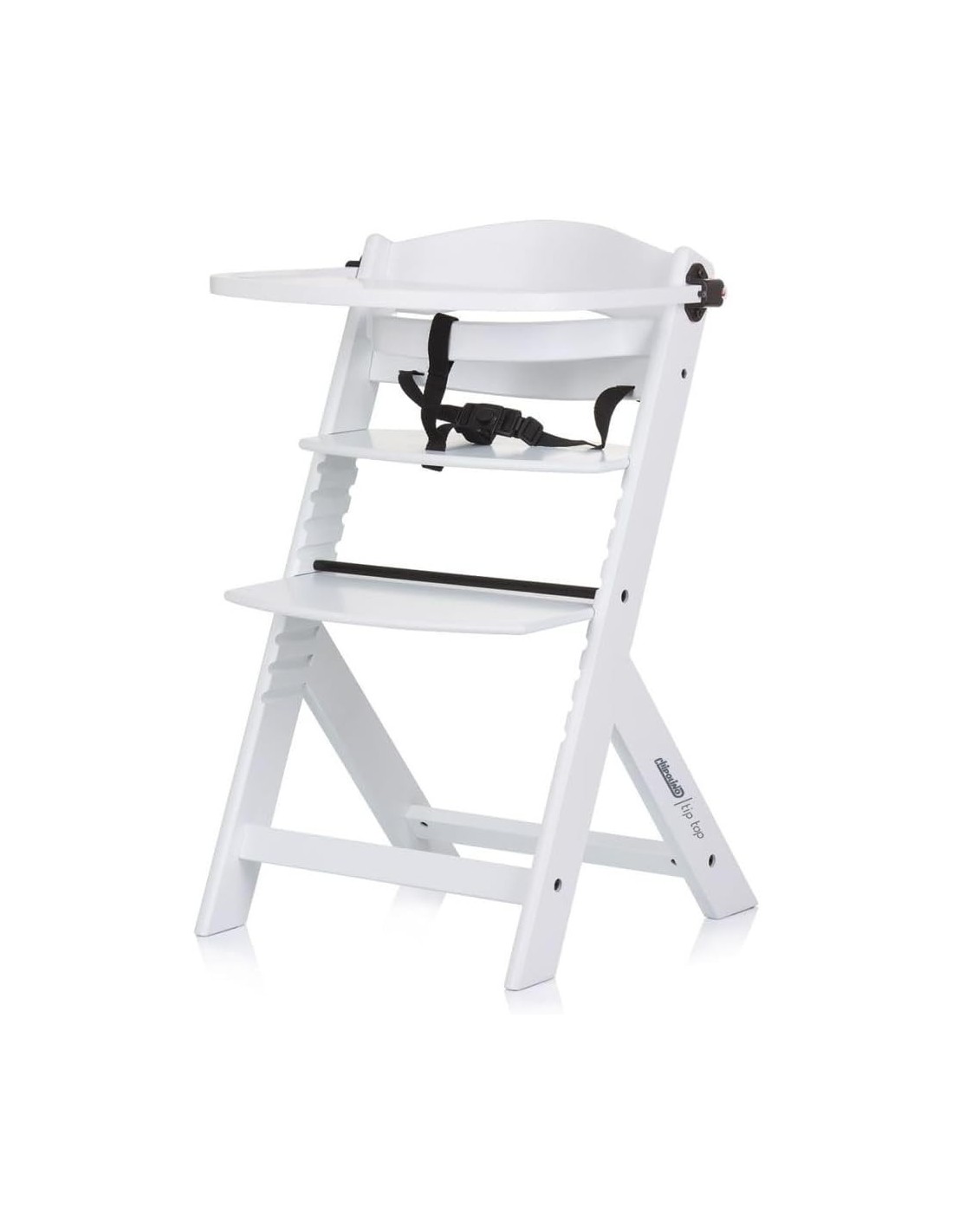 Chipolino Seggiolone Tip Top in legno Whitely – Regolabile e sicuro | Shopincasa