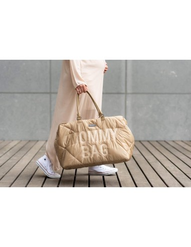 CHILDHOME Mommy Bag Beige trapuntata – Borsa cambio e da viaggio XL | Shopincasa