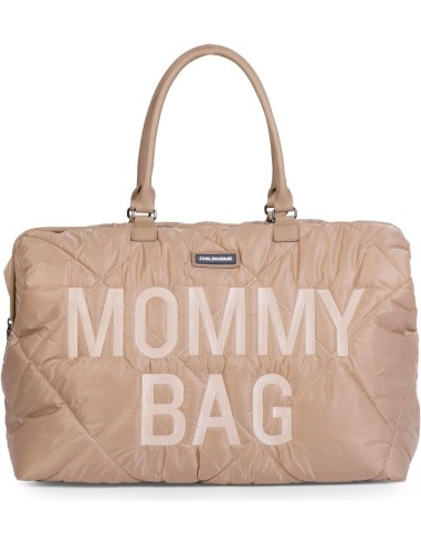 CHILDHOME Mommy Bag Beige trapuntata – Borsa cambio e da viaggio XL | Shopincasa